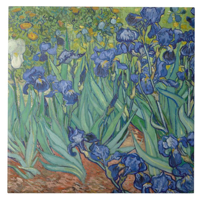 Vincent van Gogh - Irises Kakelplatta (Framsidan)