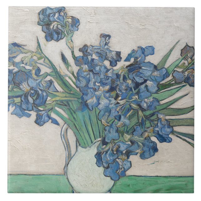 Vincent Van Gogh - Irises Kakelplatta (Framsidan)