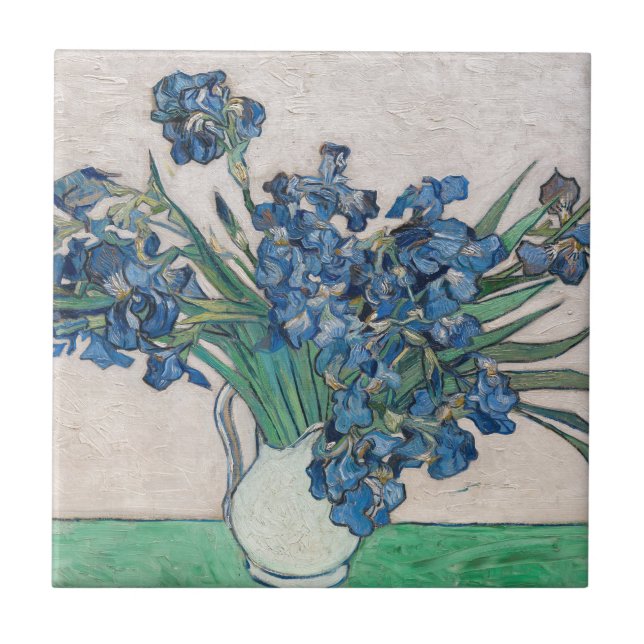 Vincent van Gogh - Irises Kakelplatta (Framsidan)