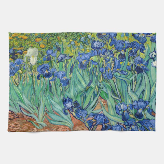 Vincent Van Gogh - Irises Kökshandduk (Horisontell)