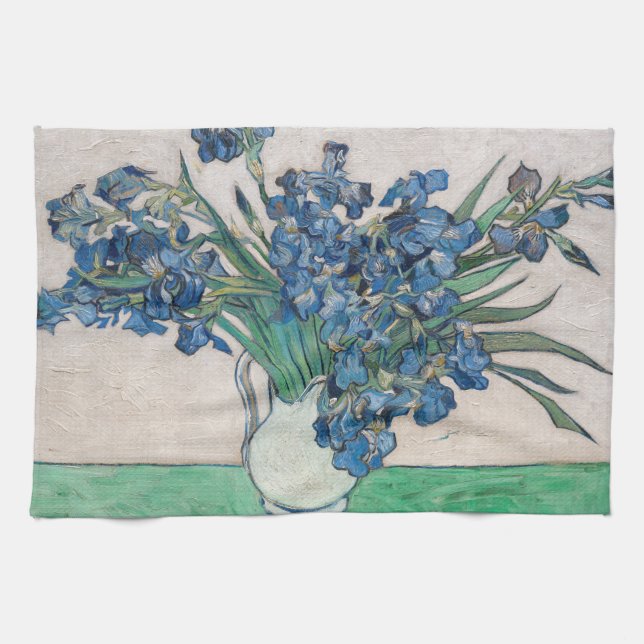 Vincent van Gogh - Irises Kökshandduk (Horisontell)