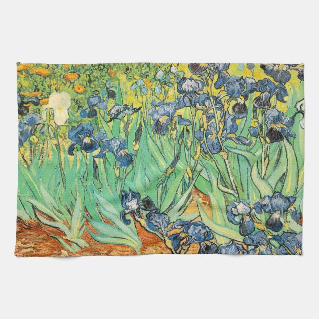 Vincent Van Gogh Irises kökshandduken Kökshandduk (Horisontell)