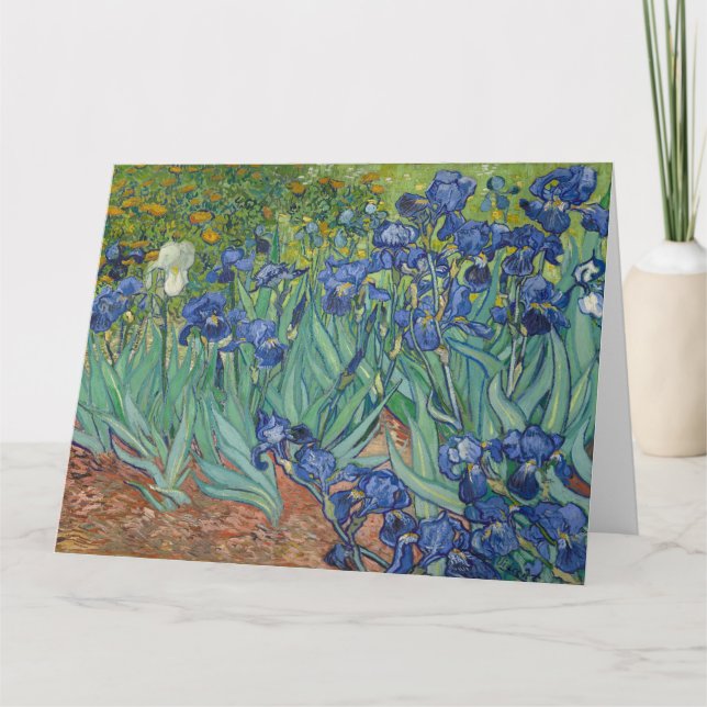 Vincent Van Gogh, Irises, Les Iris Kort (Framsida)