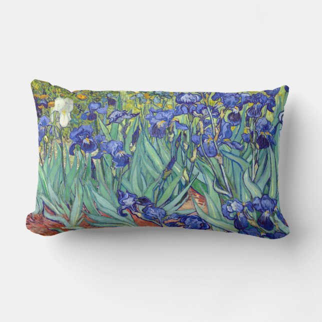 Vincent Van Gogh Irises Lumbarkudde (Framsida)