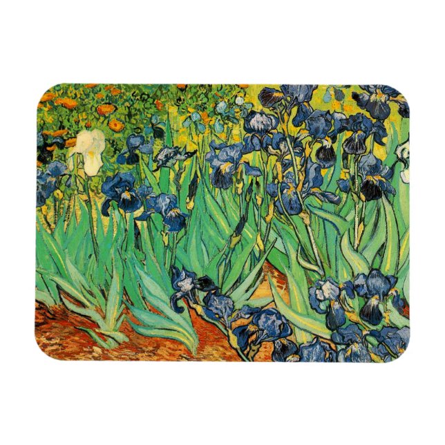 Vincent van Gogh,Irises Magnet (Horisontell)
