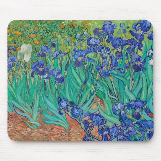 VINCENT VAN GOGH "IRISES" MOUSE PAD MUSMATTA (Framsidan)