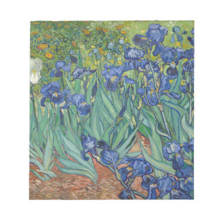 Vincent Van Gogh Irises Painting Flowers Art Work Anteckningsblock