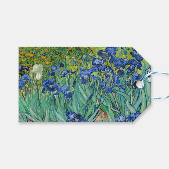 Vincent Van Gogh - Irises Presentetikett (Framsidan (Horisontell))