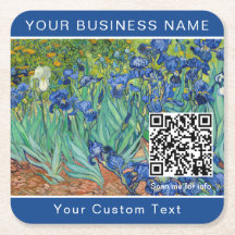 Vincent Van Gogh - Irises - QR-kod
