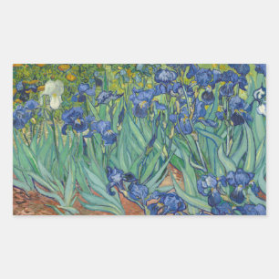 Vincent van Gogh - Irises Rektangulärt Klistermärke