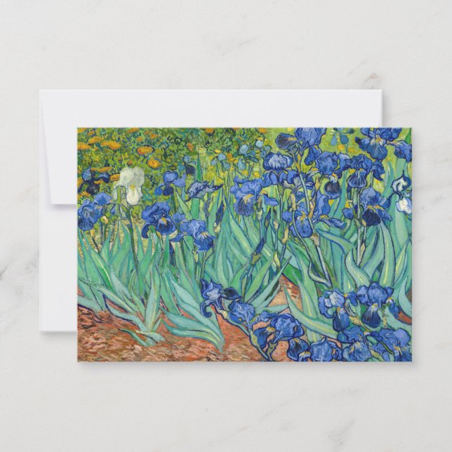 Vincent Van Gogh - Irises Tack Kort (Framsida)