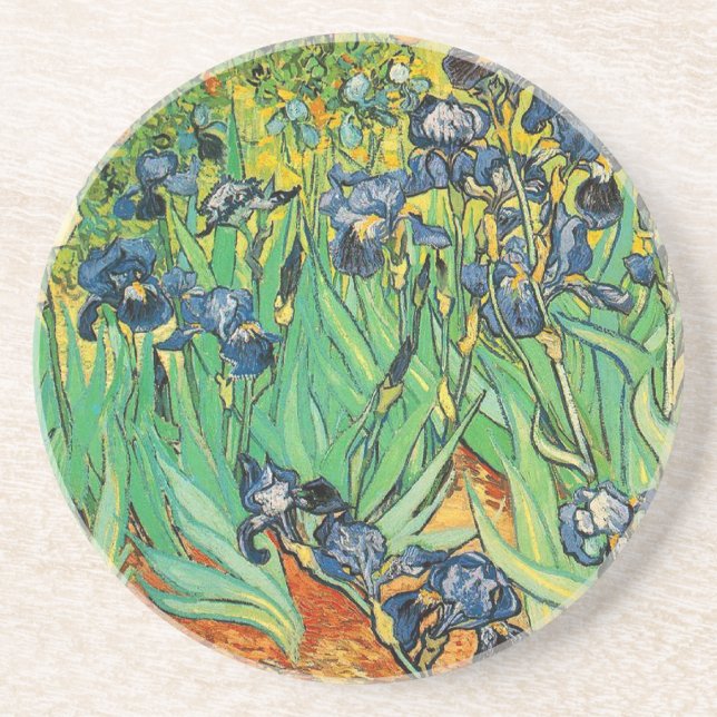 Vincent van Gogh,Irises Underlägg Sandsten (Framsidan)