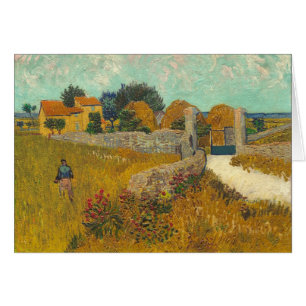 Vincent van Gogh Jordbrukshus i Provence, 1888 Hälsningskort