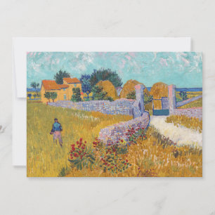 Vincent van Gogh - Jordbrukshus i Provence Inbjudningar