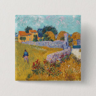 Vincent van Gogh - Jordbrukshus i Provence Knapp