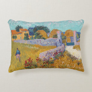 Vincent van Gogh - Jordbrukshus i Provence Prydnadskudde