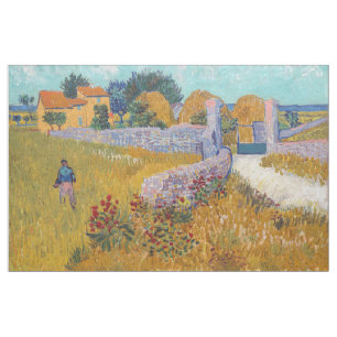 Vincent van Gogh - Jordbrukshus i Provence Tyg
