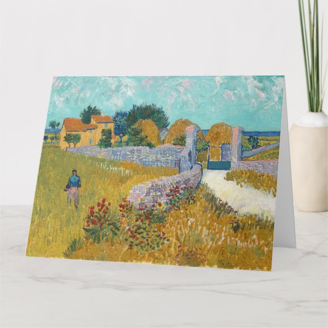 Vincent Van Gogh, jordbrukshuset i Provence Kort (Framsida)