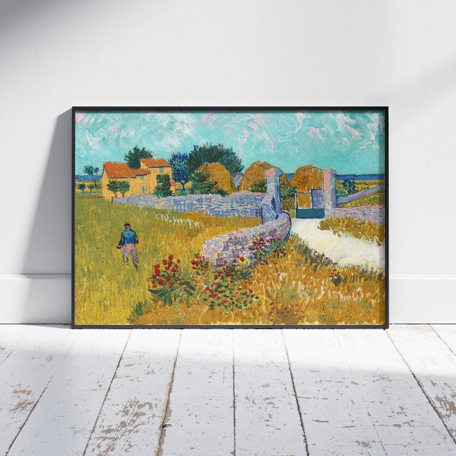 Vincent Van Gogh, jordbrukshuset i Provence Poster (Skapare uppladdad)