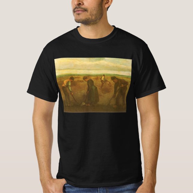 Vincent van Gogh - Jordbrukspotatis T-shirt (Framsida)