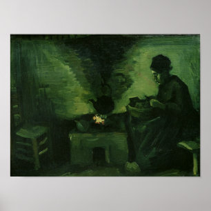 Vincent van Gogh   Jordens bondkvinna Poster