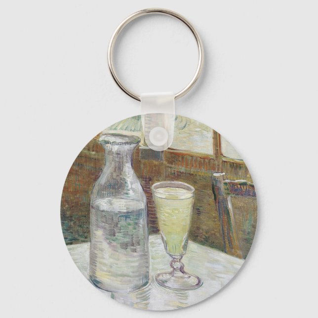 Vincent Van Gogh Kafébord med Absint Nyckelring (Framsida)