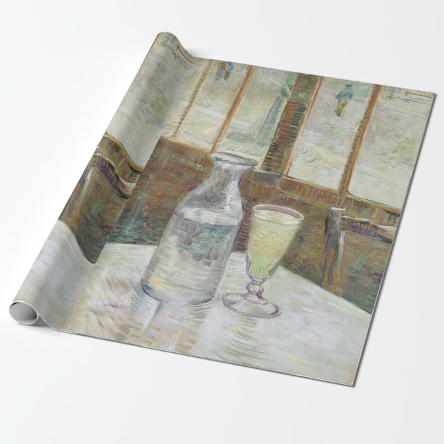 Vincent Van Gogh Kafébord med Absint Presentpapper (Utrullad)