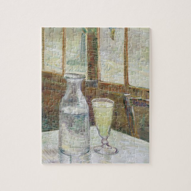 Vincent Van Gogh Kafébord med Absint Pussel (Vertikal)