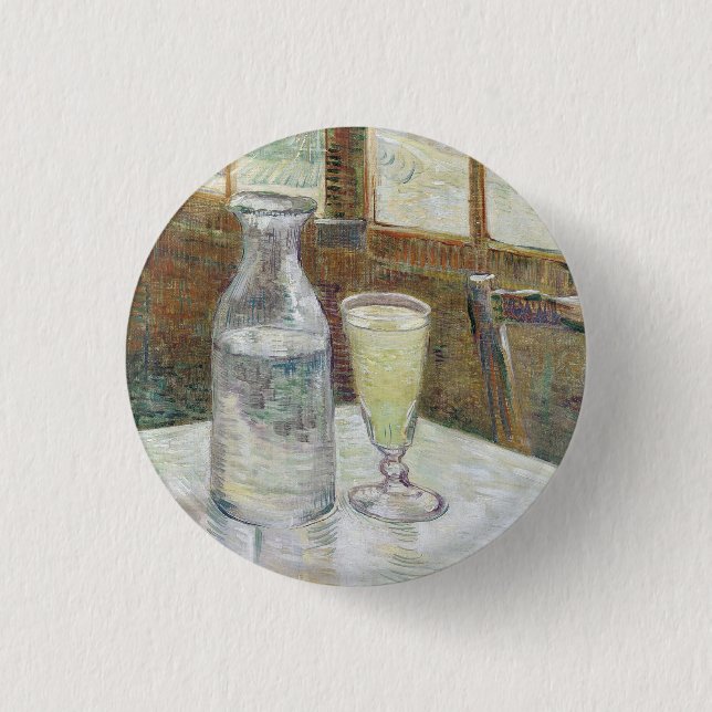 Vincent Van Gogh Kafébord med Absinthe Knapp (Framsida)