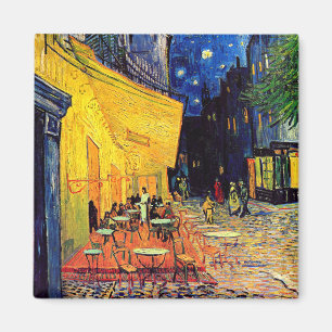 Vincent Van Gogh - Kaféterrassen om natten Finkons Magnet