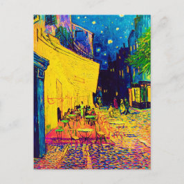 Vincent Van Gogh - Kaféterrassen om natten Pop Art Vykort