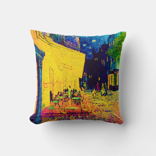 Vincent Van Gogh - Kaféterrassen vid natt Pop Art Kudde (Framsida)