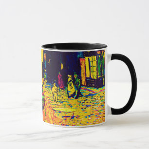 Vincent Van Gogh - Kaféterrassen vid natt Pop Art Mugg