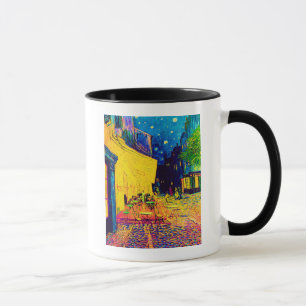 Vincent Van Gogh - Kaféterrassen vid natt Pop Art Mugg