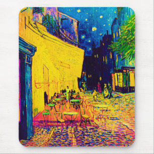 Vincent Van Gogh - Kaféterrassen vid natt Pop Art Musmatta