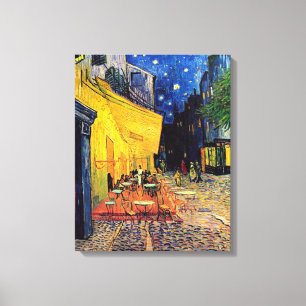 Vincent Van Gogh - Kaféterrassen vid nattid Finkon Canvastryck