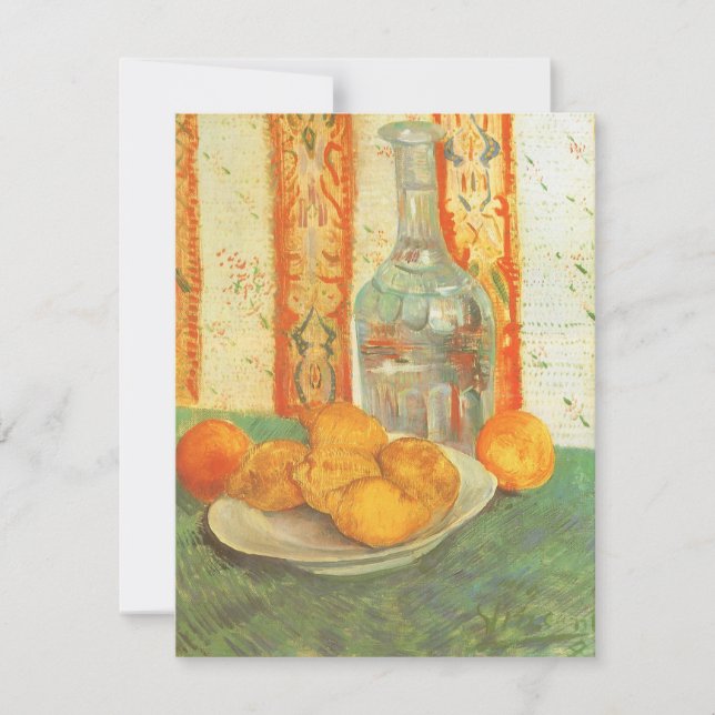 Vincent van Gogh - Karaff och citroner på en tallr (Framsida)