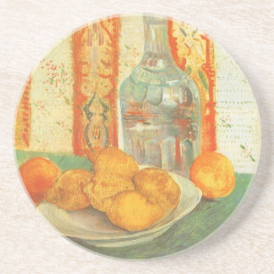 Vincent van Gogh - Karaff och citroner på en tallr Underlägg Sandsten