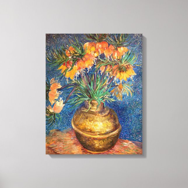 Vincent van Gogh - Kejsarkronor Canvastryck (Framsida)