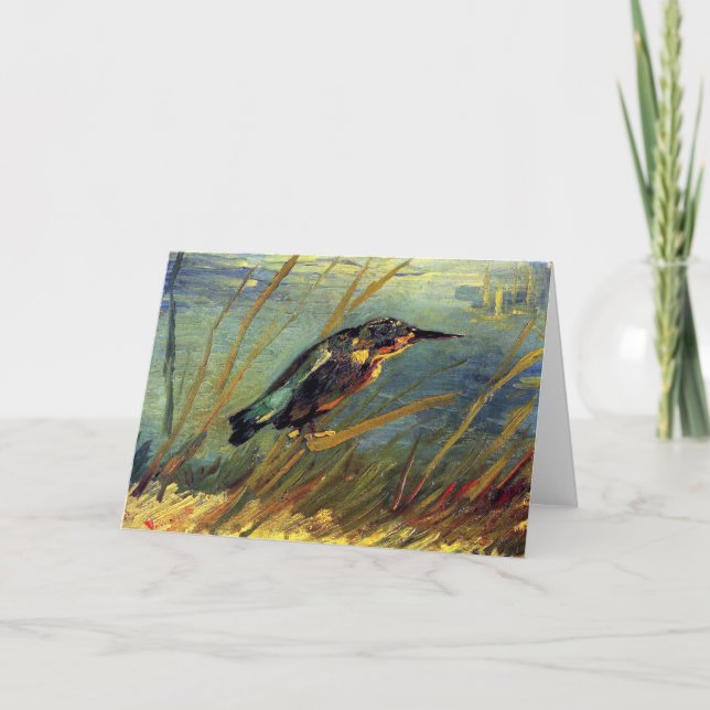 Vincent Van Gogh - Kingfisher - Bird Älskare Art Kort (Framsida)