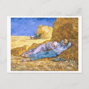 Vincent van Gogh Kl., Siesta, efter Millet Vykort