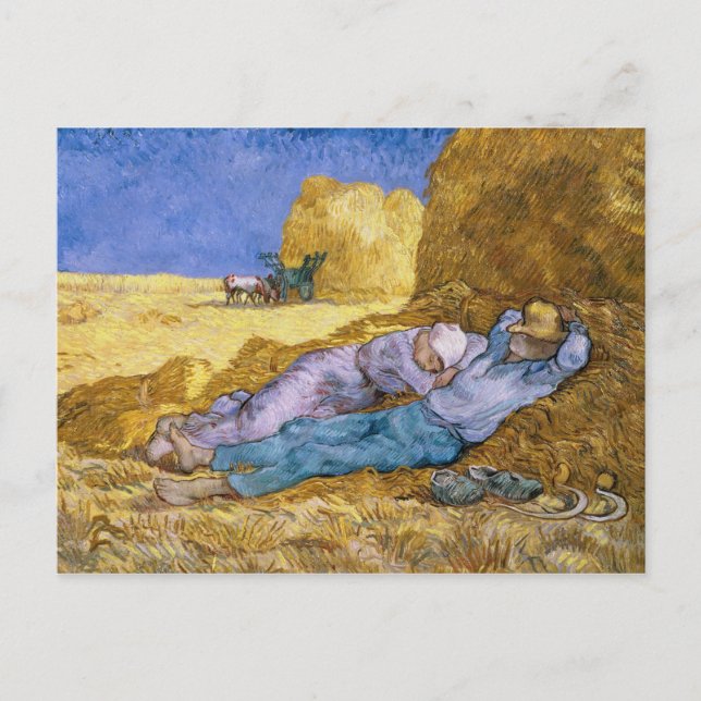 Vincent van Gogh | Kl., Siesta, efter Millet Vykort (Framsida)