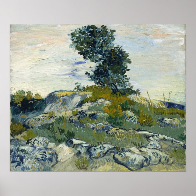 Vincent van Gogh Klipporna Poster (Framsidan)
