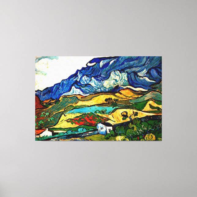Vincent van Gogh-konstverk, Les Alpeles Canvastryck (Framsida)