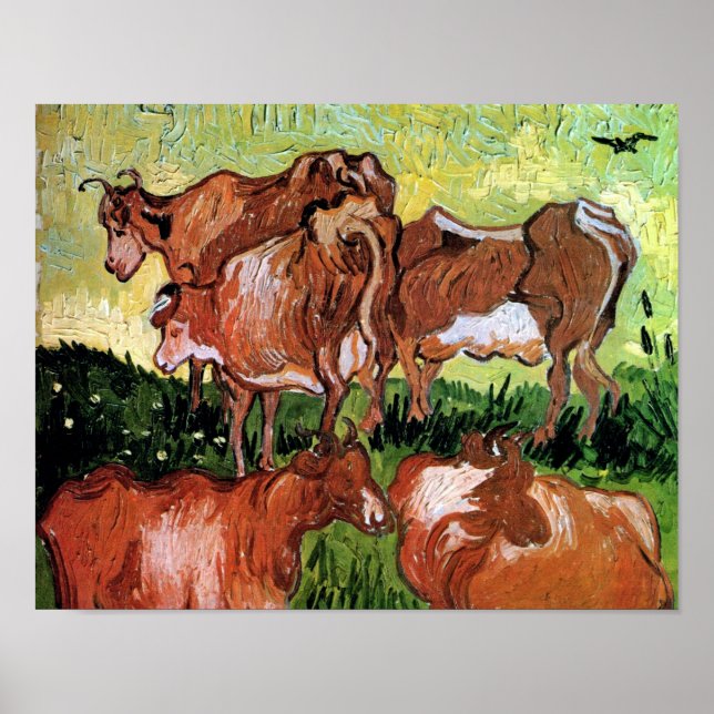 Vincent Van Gogh - Kor (Efter Jordaens) Finkonst Poster (Framsidan)