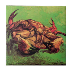 Vincent Van Gogh - Krabba på rygg Finkonst Kakelplatta