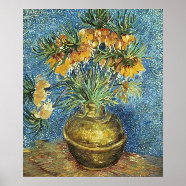 Vincent van Gogh | Krona Imperial Fritillaries Poster (Framsidan)