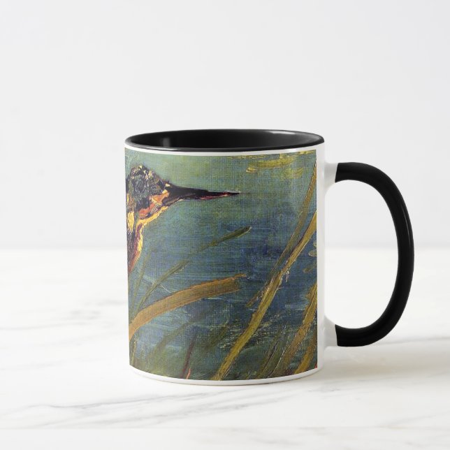 Vincent Van Gogh - Kungsfiskare - Fågelälskare Kon Mugg (Höger)