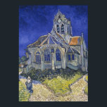 VINCENT VAN GOGH - kyrkan i Auvers 1890 Poster<br><div class="desc">VINCENT VAN GOGH - kyrkan vid Auvers 1890 Oil on canvas; reproduktion</div>