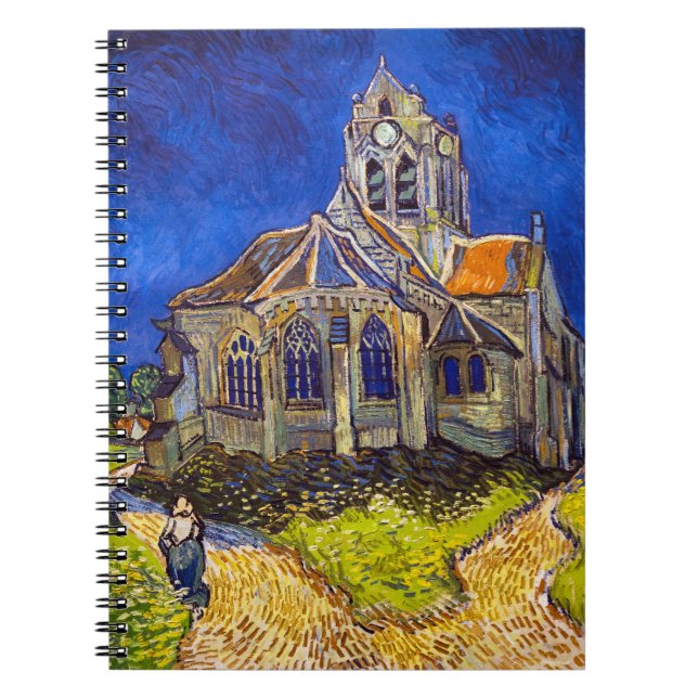 Vincent van Gogh - kyrkan i Auvers Anteckningsbok (Framsidan)